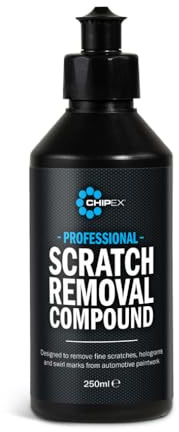 Chipex Professional Scratch Remover Compound - Paintwork Scratch Repair Compound for Hand or Machine Polishing - Restores Shine & Gloss - 250ml