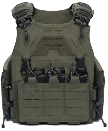 Gilet tactique à libération rapide avec sangles Molle, Équipement de sport en plein air (RG)
