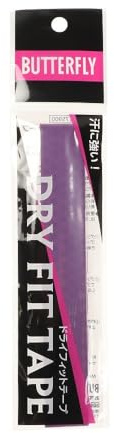 Butterfly Dry Fit Tape for Table Tennis Blades - Ping Pong Paddle Grip, Play Comfortable, Moisture Absorbing Tape for Handle Purple