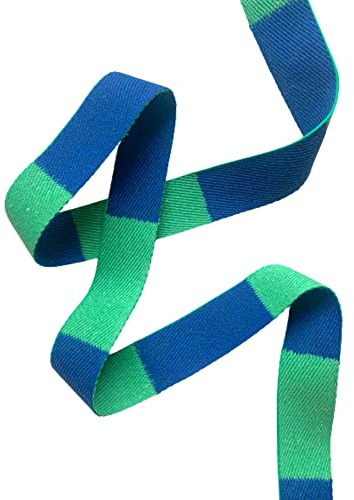 UGOJUDO Rouleau de Ceinture de Judo 50 mètres (Verte Bleue) Made in France