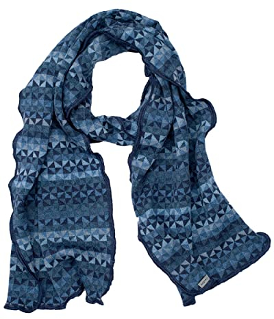 invero, Merino Schal Pat, 100% Wolle (Jeans)