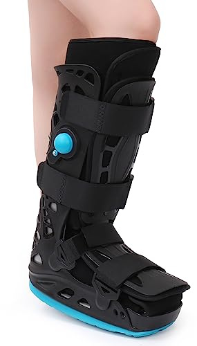 Tairibousy Botas altas para fracturas, inflables, para caminar, con cámara de aire, para esguince de tobillo, recuperación del dolor de pies, fractura de pantorrilla, pie roto, tendinitis de Aquiles