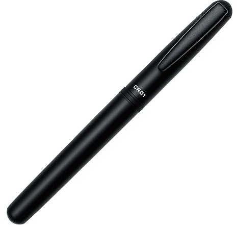 OHTO CR01 Ceramic Roller Pen | Matte Black | Black Ink