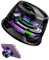 Qaum Enceinte Bluetooth magnétique G200 rechargeable portable sans fil avec câble pour voyage, extérieur, jeux de voiture, lumière colorée multi-RVB, Bluetooth 5.3, fonction support de téléphone