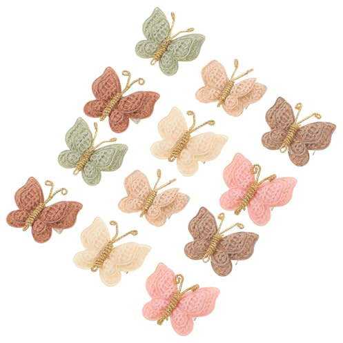 HEMOTON 6 Pares De Pinzas Para El Cabello Con Forma De Para Niñas Accesorios Para El Cabello Con Forma De Pasadores