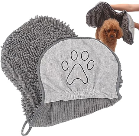 Toalla De Microfibra Para Perros Para Secar - Toalla Para Mascotas Ultra Absorbente De Secado Rápido,Toallas De Baño Suave Para Cachorros Y, 24 X 10, Suministros De Aseo Lavables A Máquina