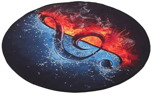 Artibetter Alfombra de Batería Antideslizante y Aislante Acústica Tapete Resistente y Reutilizable para Instrumentos Musicales para Uso Doméstico y Escenario Diseño