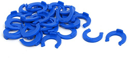sourcing map 1/4-inch Locking Clips Clamps 30pcs for Reverse Osmosis Water Filter Fittings