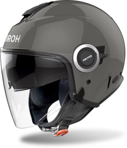 AIROH CASCO JET HELYOS COLOR DARK GREY GLOSS XS