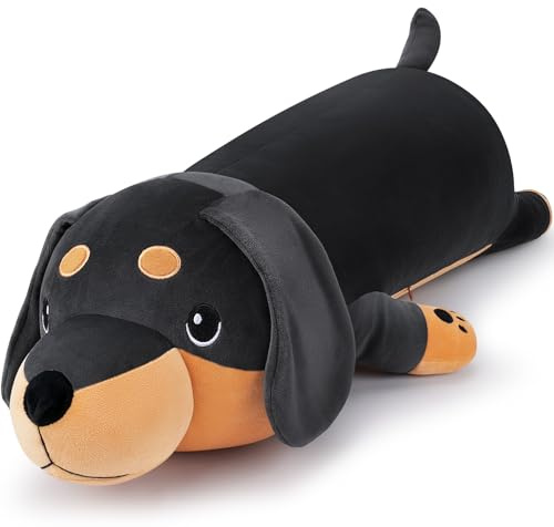 29.9 Large Plush Dachshund Dog Giant Stuffed Dog Stuffed Animals Plush Soft Toy Puppy Kawaii Plushies Pillow Cuddly Toys Cushion Doll Animal Hugging Pillow Gift for Children Friends Birthday