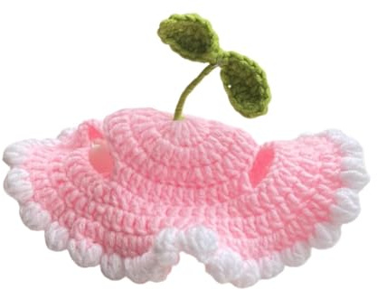 Ronyme Bonnet d'hiver pour animaux de compagnie, bonnet d'hiver pour chats, décoration de Noël, bonnets tricotés confortables, pour chiots et
