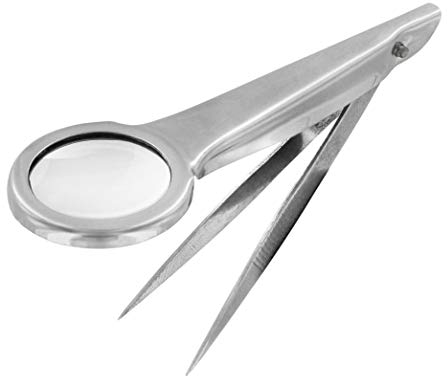 Vallejo Pinzette mit Lupe