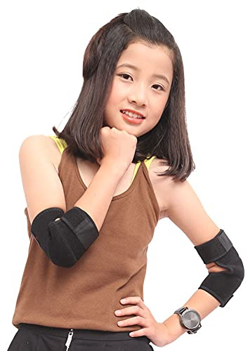 IBLUELOVER - Tutore per gomito per bambini, protezione per gomiti, protezione per il braccio, antiscivolo, regolabile, in neoprene, resistente agli urti, per riabilitazione e riabilitazione