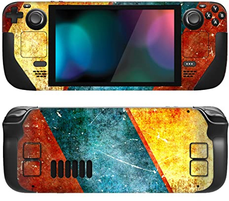 PlayVital Schutz Skin Decal für Steam Deck LCD, Skin Zubehör Custom Folie Stickers Vinyl Decal Faceplates Klebefolie für Steam Deck OLED Handheld Gaming PC-Aging