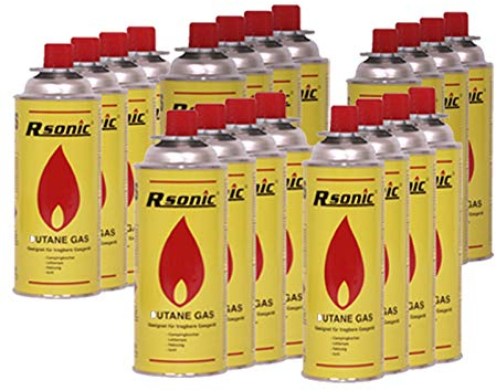 RSonic 20x Gaskartuschen MSF-1A 227g (400ml) für Campingkocher Gaskocher Grill Gaskartusche
