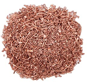 Koppargranulat 99,9 % ren koppar Cu Element 29 renhet återvunnen 500 g (0,5 kg)