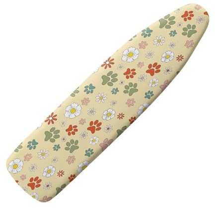 Belidome Flower Pattern Iron Board Cover Fits Large Ironing Boards Up To 150 x 55 cm