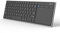 CZUR Kabellose Tastatur Mit Touchpad, English QWERTY Layout, Wiederaufladbar, Tragbar, BT, Wireless Keyboard Mit Akku, Touchgesten, Für Laptops Desktops Tablets Windows Android