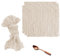 6 Piezas Servilletas de Tela 45 x 55 cm Guardanapos de pano Hechas a Mano Servilletas multifuncionales para cenas de Desayuno cenas Bodas y Fiestas (Beige)