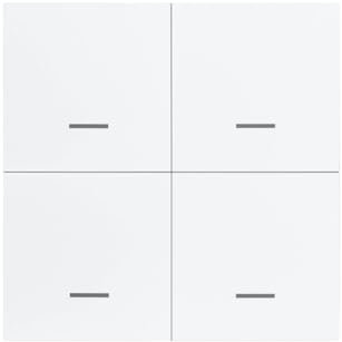 Tuya ZigBee Commutateur de scène intelligent 4 interrupteurs à 12 scènes, contrôleur à bouton-poussoir prend en charge l'assistant domestique facile à installer