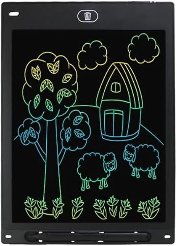 LCD Writing Tablet 8.5 Inch - Erasable Notepad for Notes, Sketches, and Doodles, Great for On-the-Go (Black)