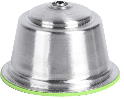 Rostfritt Stål Återanvändbar Kaffekapsel med Silikonlock för Machines - Miljövänlig Påfyllningsbar Kaffekapsel Cup Accessory for Home & Office (Vit) (Röd) (Purpur) (Grön)