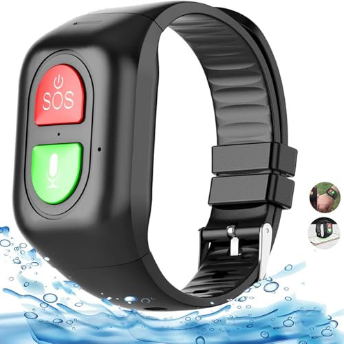 Reloj inteligente de seguimiento GPS con botón de emergencia SOS, llamada de voz 4G, recordatorio de medicación y vibración para ancianos, demencia, cuidado de Alzheimer