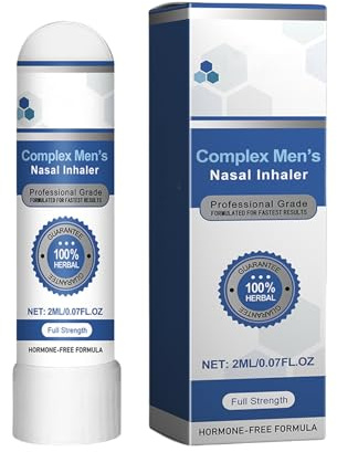 Inhalateur Nasal | 2 Ml Inhalateur De Soulagement De La Congestion Nasale | Stick Nasal | Soulagement D'un Nez Bouché | Améliore La Respiration Et Stimule La Mise Au Point | Le Bâton De Vapeu