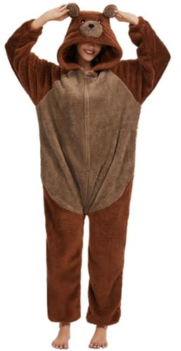 Xinlong Pijama Mono Panda Cosplay Costume Pingüino Ropa de Dormir Invierno Oso Sloth Animal Hombre Mujer Carnaval Halloween
