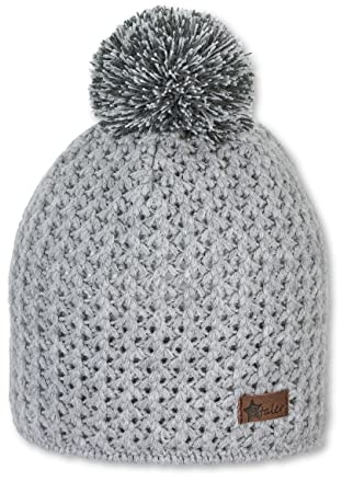 Sterntaler Strickmütze Cappellino Cappellino, Bambino, Grigio (Silber Melange 542), 53 (Taglia Produttore:53)