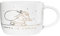 ASA 18065414 linia Becher mit Henkel, Fine Bone China, 9,4cm