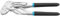 HAZET Zangenschlüssel 762-15, Länge 150 mm, Schnellverstellung mit Tipp-/Step-Hebelfunktion, 2 mm Rastabstand, 15 Rastpositionen, verchromte Zangenschenkel