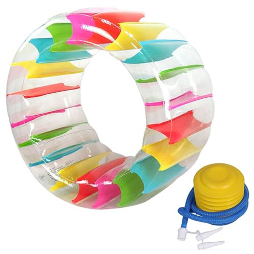 Juguetes para la Piscina de Piscina 39x24 Pulgadas de Color hormigón Colorido Juguetes para la Piscina de la Piscina con Bomba de Aire para niños Menores de 110 cm