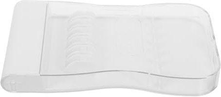 NIYANGLE Astuccio porta ugelli per irrigatore orale ricaricabile, organizer trasparente compatto, scatola antipolvere per riporre e viaggiare, supporto per punte di filo interdentale