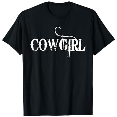 Cowgirl Costume Femmes Chevaux Filles Équitation Western T-Shirt