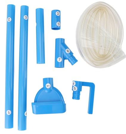 Aspirapiscina Portatile Senza Fili, Aspiratore Subacqueo per Fondo Vasca SPA, Aspirapool ABS Leggero - Aspirazione Potente, Design Manuale, Per Piscine Piccole e Vasche
