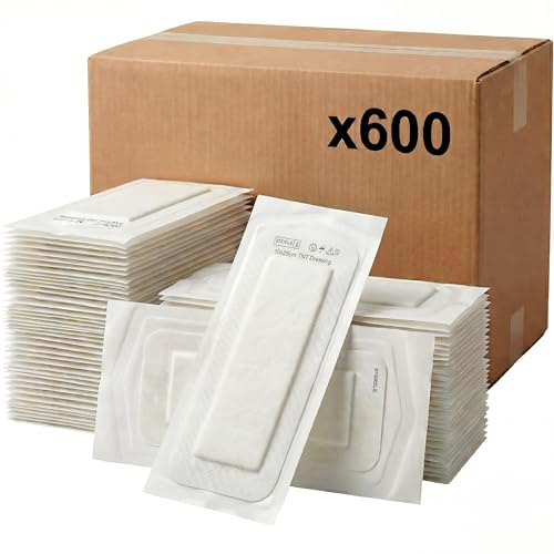 KMINA sårförband steril (600 stycken, 24 lådor à 25) 10 x 25 cm, fleecetyg för kliniska kirurgiska områden