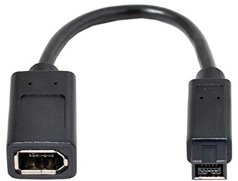 Chenyang IEEE 1394 6-polige Buchse 1394a auf 1394b 9-poliger Beta-Stecker, Firewire 400 Mbps auf 800 Mbps Daten-Videokabel, 20 cm