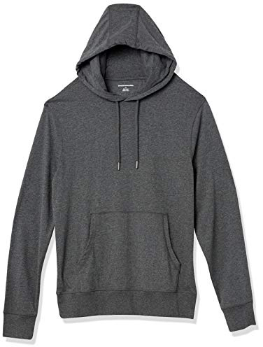 Amazon Essentials Sudadera con Capucha de Punto Ligera Hombre, Carbón Mezcla, XXL