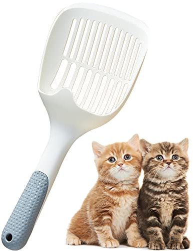 BPS Schaufel aus Kunststoff für Katzentoilette mit komfortablem Griff Sandsammler Kunststoff BPS-5589