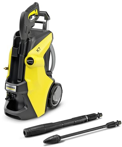 Kärcher K 7 Power Flex pressure washer, pressure: max. 180 bar, flow rate: 550 l/h, area coverage: 60 m²/h, water filter, weight: 17.2 kg, high-pressure Flex hose, dirt blaster, spray lance