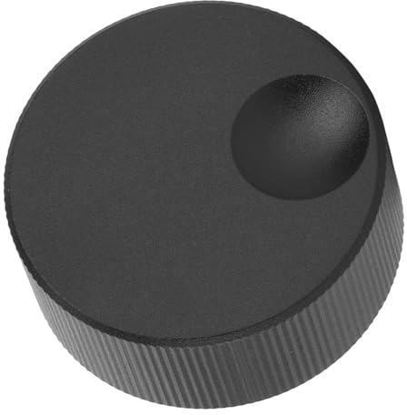 CHICIRIS Satinerat aluminium volymkontrollvred för 6 mm potentiometer, solid struktur, lätt att installera för ljudentusiaster