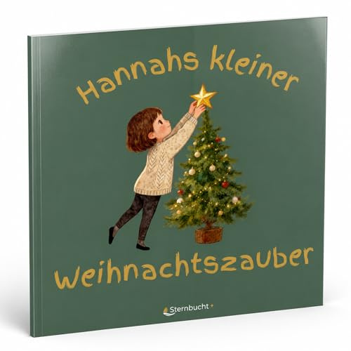 STERNBUCHT Personalisiertes Kinderbuch Weihnachten mit Namen, personalisierte Weihnachtsgeschichte für Kinder, individuelles Weihnachtsgeschenk für Mädchen und Jungen