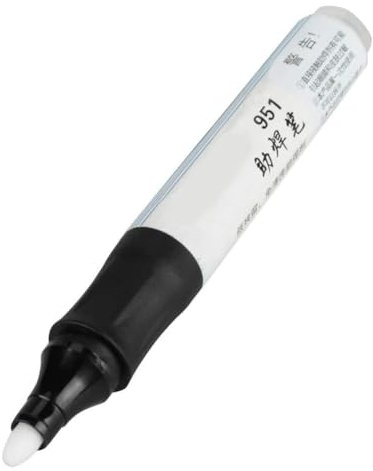 Dioche No Flux Pen 951 Lápiz Fundente de Resina para Soldar - Flujo bajo en Sólidos sin Limpieza para Células Solares, No Corrosivo, Aplicación Suave, Ligero y Portátil, 13 Cm
