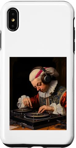 Custodia per iPhone XS Max DJ Mozart - Classical Music Meets Turntable | Funny DJ Music
