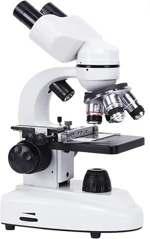 Microscopio biológico HD 70000X con funda de transporte, juego de microscopio binocular, iluminación LED dual, adaptador de teléfono para enseñanza y laboratorio