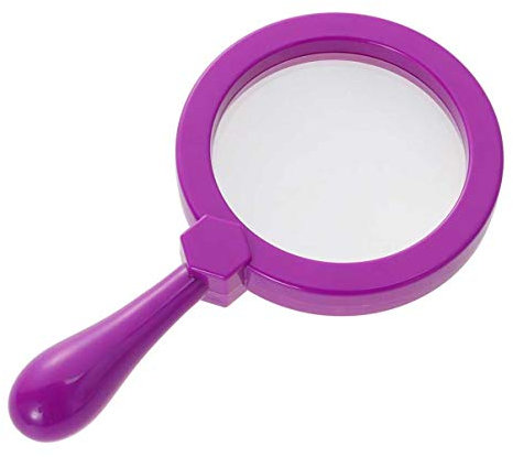TOYANDONA Lupe Tragbaren Griff Lupe Insektenbeobachtung Lernspielzeug für Kinder Studenten Kleinkind (Lila)