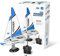 PLAYSTEAM Mini Voyager 280 RC Controlled Wind Powered Sailboat in Blue - 14 Tall