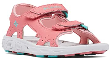 Columbia Childrens Techsun Vent Sandali Da Trekking da Unisex - Bambini e ragazzi, Rosso (Wild Salmon x Dolphin), 28 EU