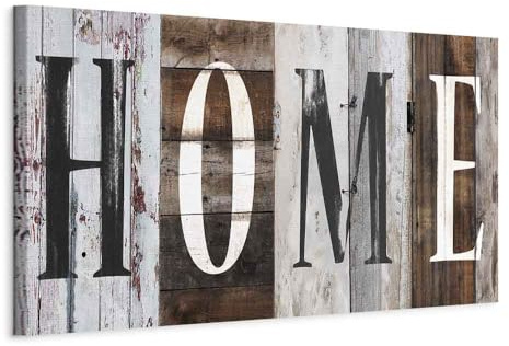 murando - Tableau Acoustique Mots 135x45 cm 1 Partie - Décoration Murale Anti-Bruit Isolation Phonique Bureau Chambre Panneau Insonorisant Impression sur Toile - Home m-A-0937-b-a